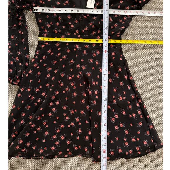 BB DAKOTA NWT Love in the Afternoon Long Sleeve Baby Doll Mini Dress 4 Y2k 90s - Picture 6 of 6